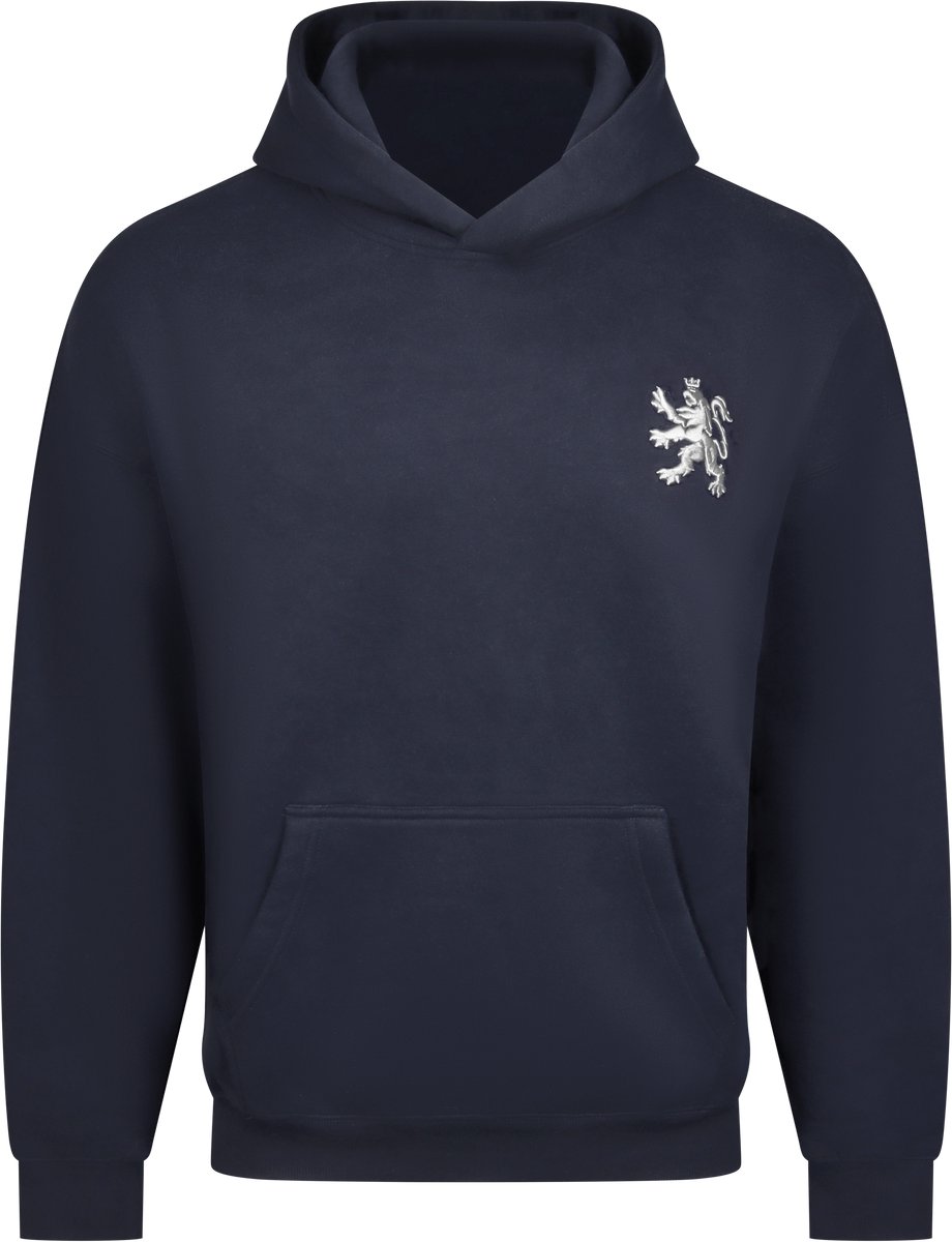 O.Leo - Hoodie Blauw - Witte Leeuw S