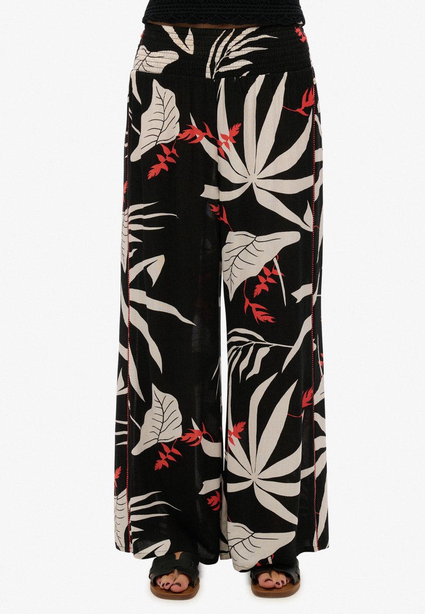 Superdry Strandbroek Dames Broeken Zwart
