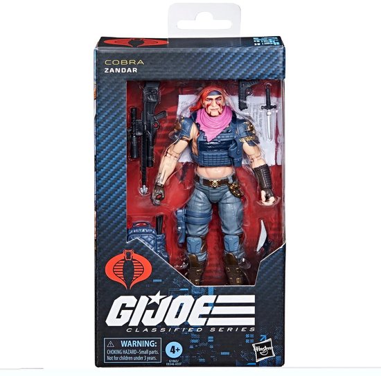 G.Iジョー　ZANDAR G.I. Joe - Classified Series Zandar Action Figure 15 cm | bol