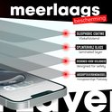 Gedetailleerde weergave van de meerlaagse bescherming van de screenprotector.