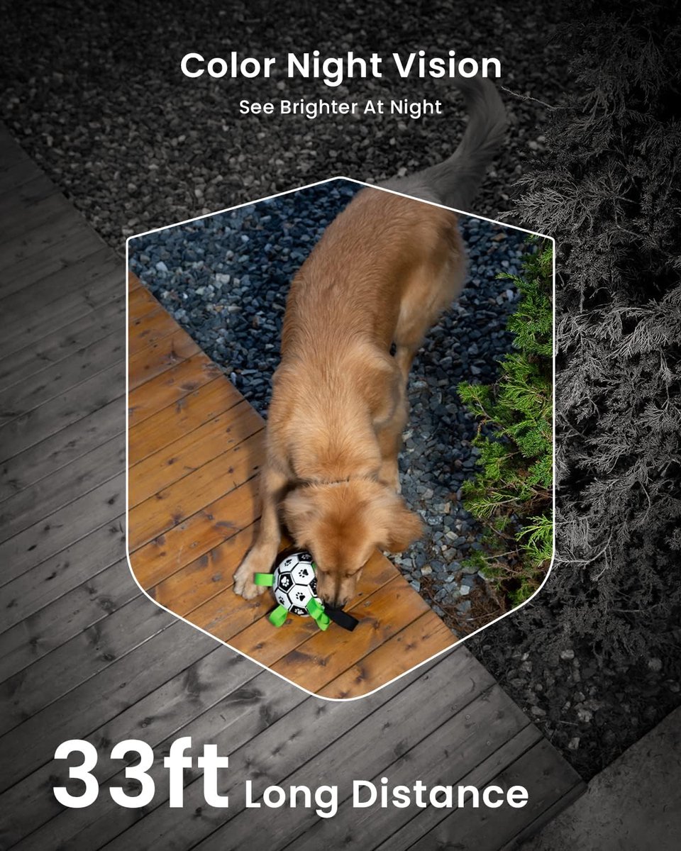 ieGeek Draadloze WiFi Bewakingscamera voor Buiten/Binnen - 2K IP-camera met Zonnepaneel - Nachtzicht in Kleur - Tweewegaudio - PIR-bewegingsdetectie - AI-detectie – foto 3