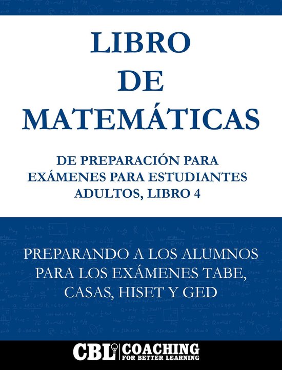 Libro de Matemáticas de Preparación Para Exámenes Para Es ... - cover
