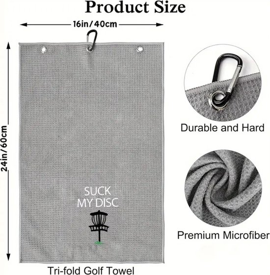 Livano Golf Handdoek - Golfhanddoek - Golf Accessoires - Towel - Comfortabel - Gijs van Livano — afbeelding 2