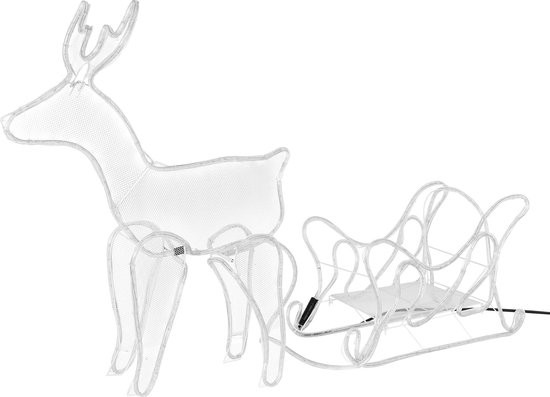 Nampook de Éclairage de Noël Nampook - 60 x 28 x 77 cm - traîneau de rennes