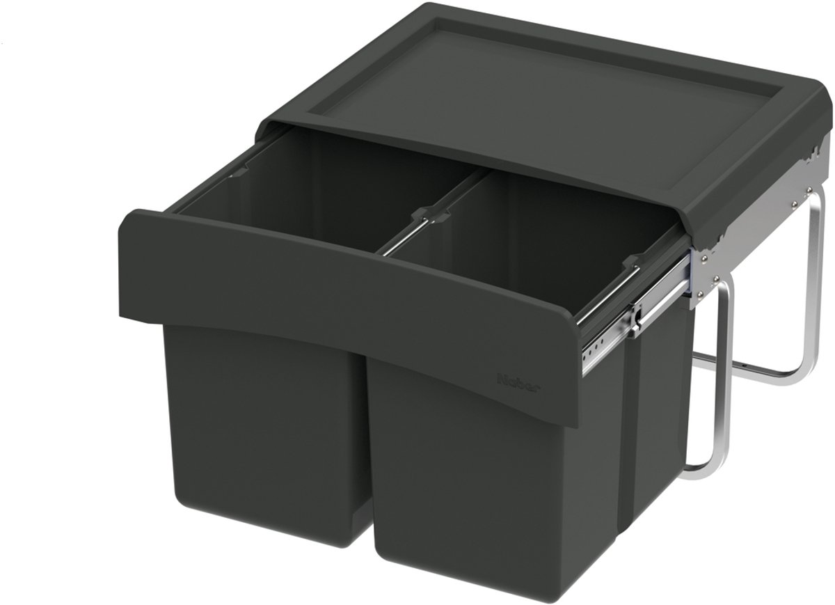 Wesco Double Deluxe Inbouw - WESCO® Clap 345 K/500-2 - antraciet