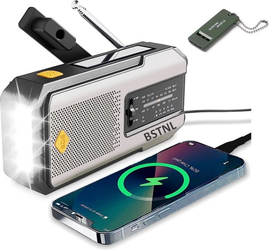 BSTNL Noodradio – AM/FM Radio + Noodfluit