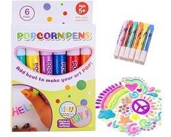 foto van Jojoy - 3D Pen Starterspakket - 3D Pen Kinderen - Toverstiften - Magische Stiften - 6 Stuks - PUFFPENS