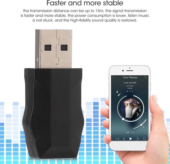 TV PC USB Bluetooth5.0 Adapter, USB Bluetooth 5.0 Adapter Low - View #8