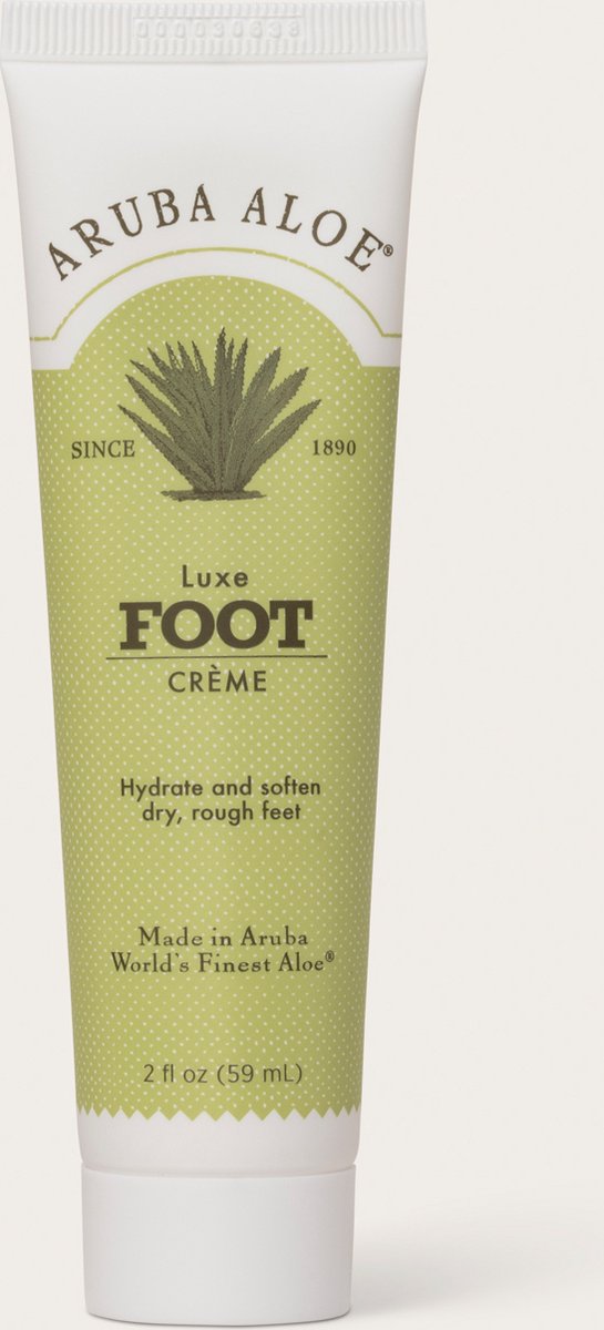 Aruba Aloe Voetencrème | Voedend & verzachtend | Mint geur | Pure Aloë Vera | 59ml