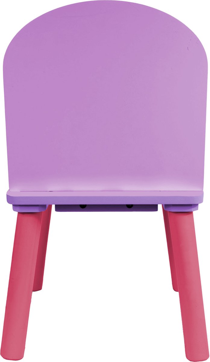 Gabby’s Poppenhuis Kindertafel en Stoeltjes - Montessori Kinderstoelen - Tekentafel Kinderen - Tafel en 2 Stoelen - Kindermeubels van Hout - Peuter Stoel met Tafel van Furnidex Kids — afbeelding 4