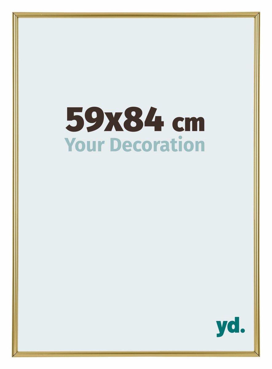 yd. Your Decoration - Fotolijst 59x84 cm - Kunststof - Goud - Annecy