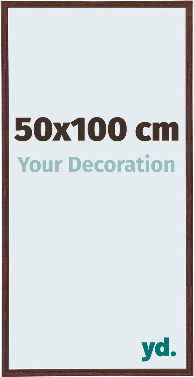yd. Your Decoration - Fotolijst 50x100 cm - Kunststof - Bruin - Annecy