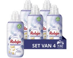 Robijn Collections Wasverzachter - Puur & Zacht - 4 x 33 wasbeurten