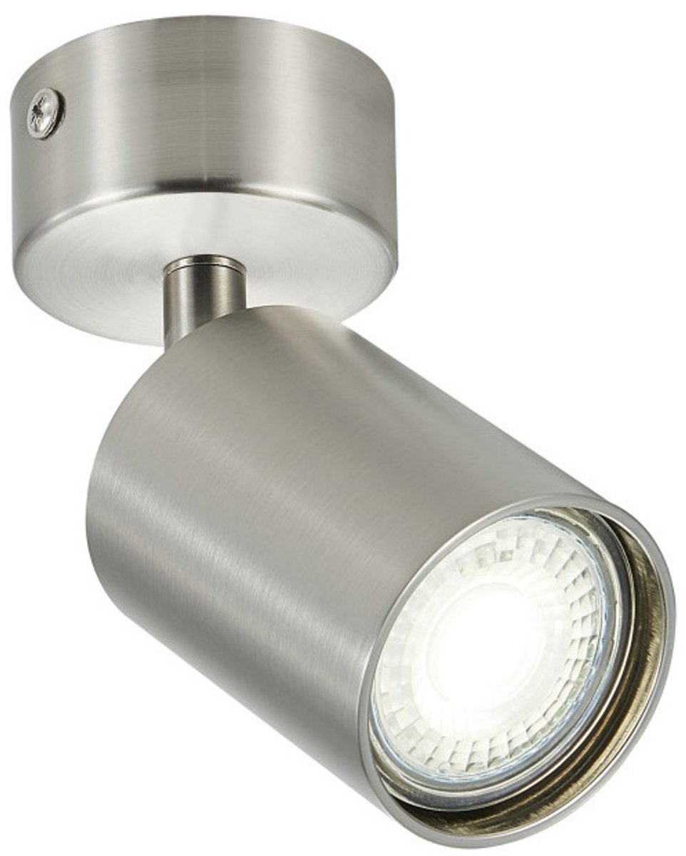 Integral Plafondspot Siena Mat Nikkel voor 1x GU10 lamp (niet meegeleverd) | GU10