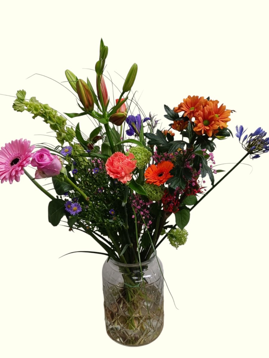 Bloomingworld Boeket Mix Plukbloemen Luxe - Diverse Bloemenmix - Verjaardag - Jubileum - Valentijnsdag - Moederdag - 20 Plus Stelen