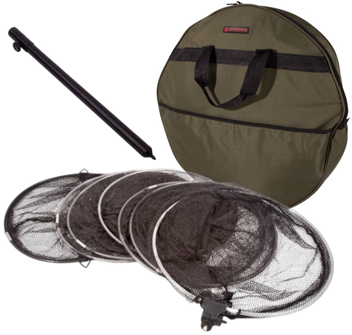 Ultimate Round Keepnet Set 2m | Witvis set