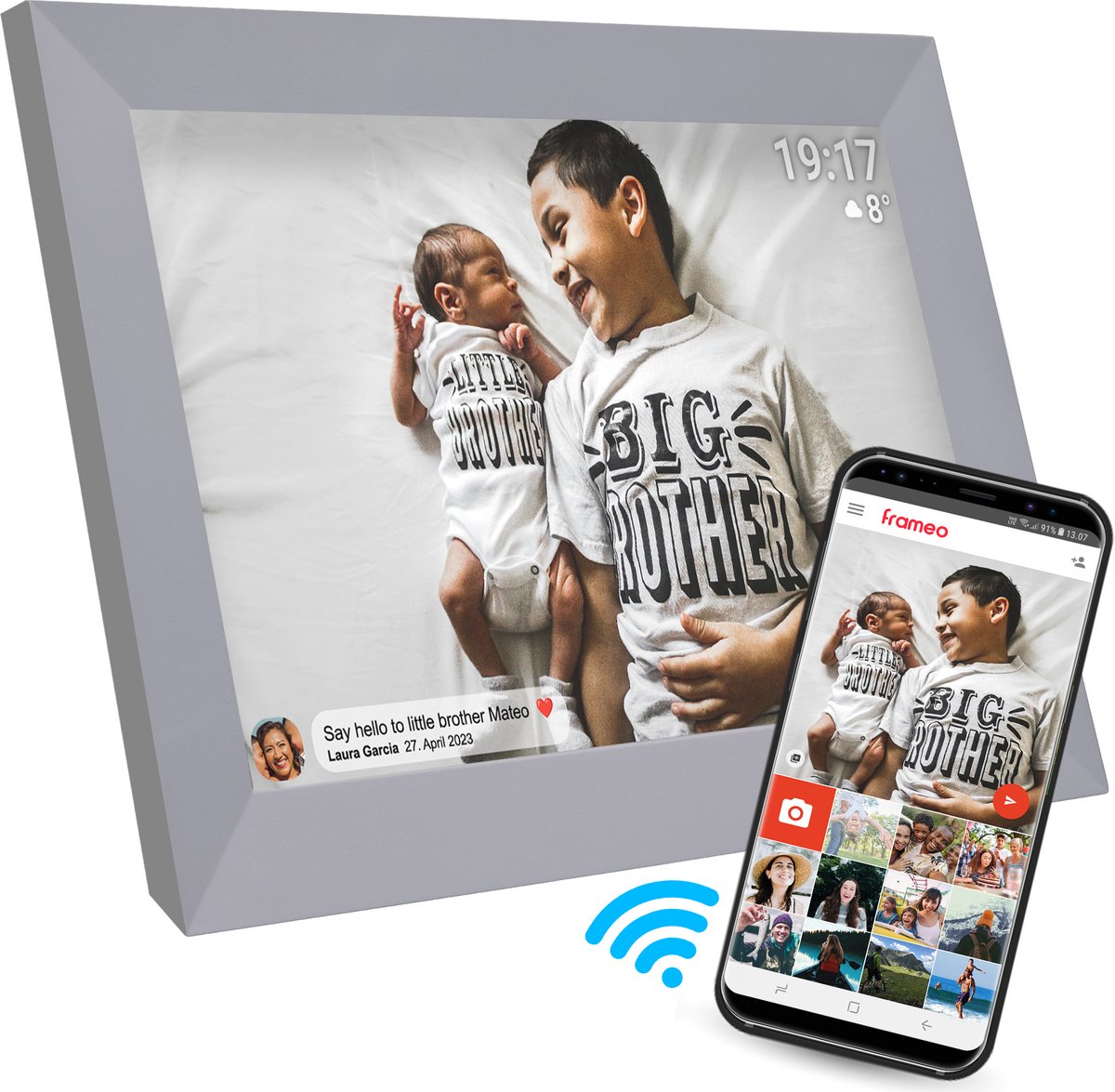 Denver Digitale Fotolijst 10.1 inch - HD - Frameo App - - Denver - €79,00