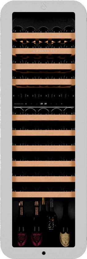 SWISSCAVE WLB-320DF-WHITE Wijnkoelkast 2-zone 160cm voor 68 - SWISSCAVE - €3.104,00