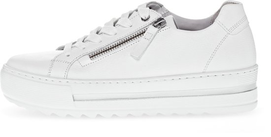Gabor 498 Sneakers - Leer - Dames - Wit - Maat 39