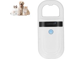 Microchip scanner oplaadbaar met gegevensopslagchip ID scanner en OLED-display - Draagbare dagboeklezer voor ISO11784/85 FDX-B ID64 – Geschikt voor huisdieren.