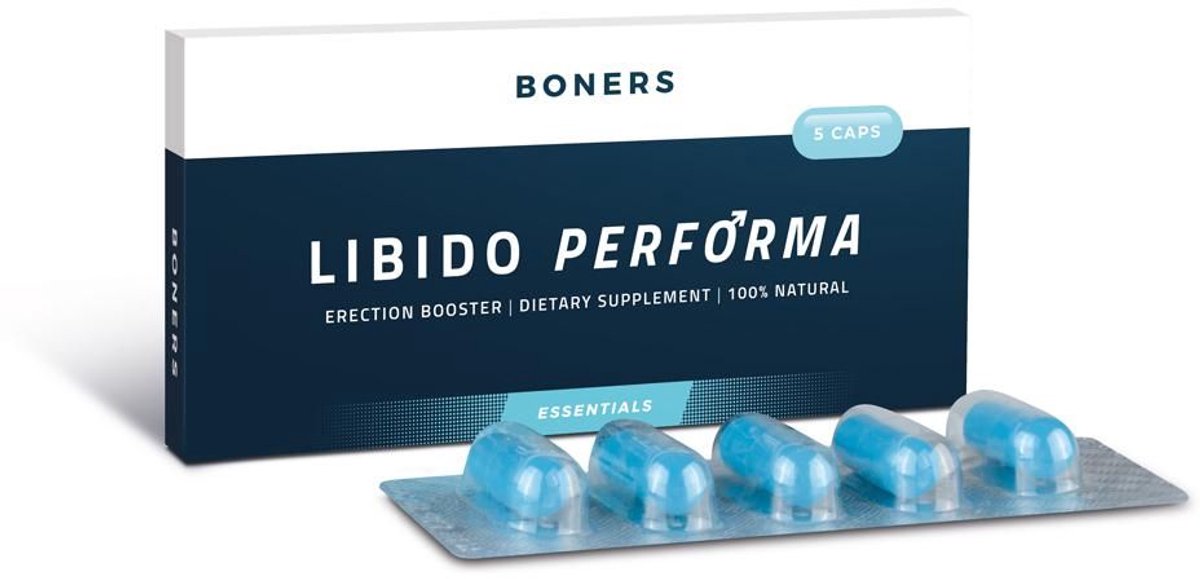 Boners Libido Performa Erectiepillen - Erectie Booster – Libido Verhogend - 5 stuks