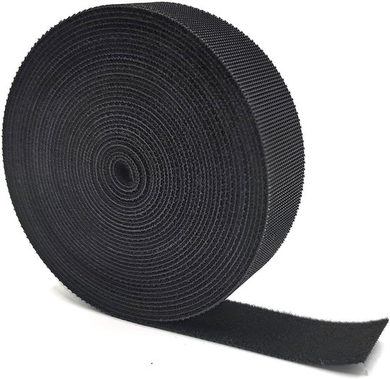 Klittenbandsluiting zelfklevend 20 mm wit | Stoffen Hemmers