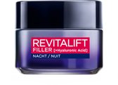 L’Oréal Paris Revitalift Filler Hyaluronzuur Nachtcrème Anti-veroudering - Verrijkt met Micro-Hyaluronzuur en Fibroxyl - 50ml