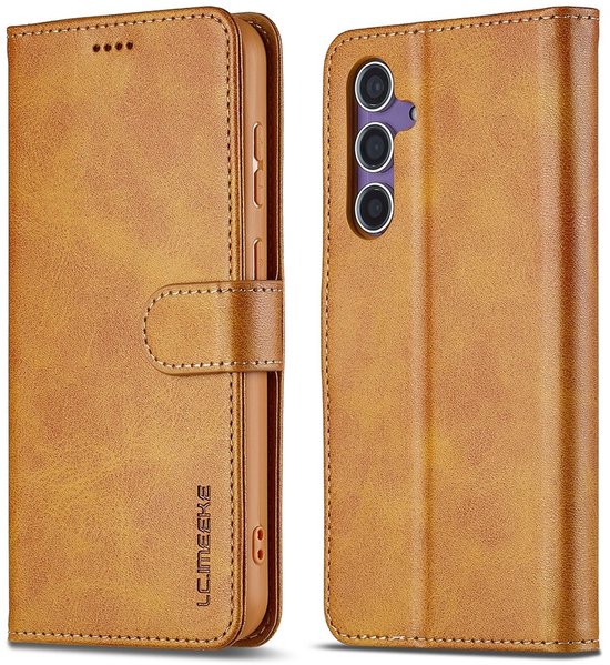 Étui LC.IMEEKE - Étui pour Samsung Galaxy A36 - Étui de Luxe LC.IMEEKE - Marron