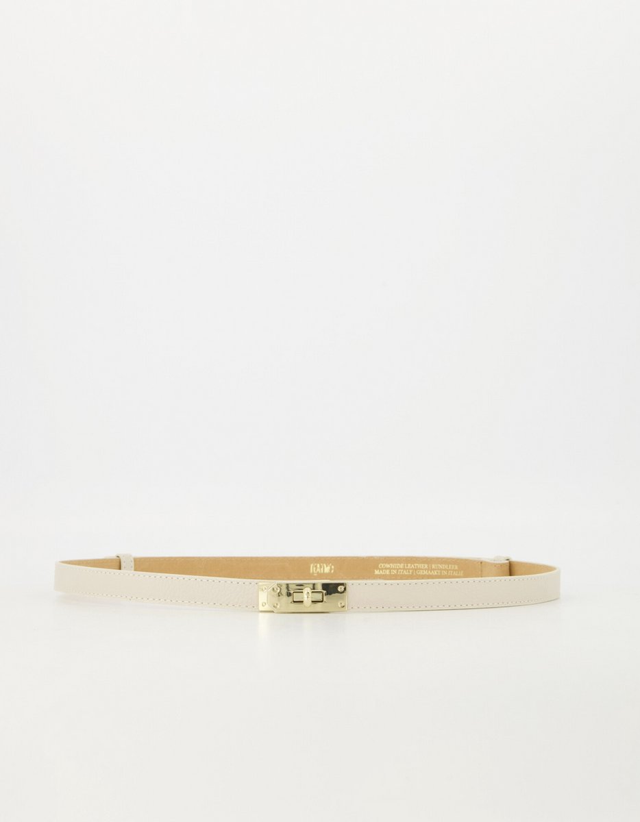 Teatro riem - Garcia - Wikkelriem - Leer - Ecru - One Size