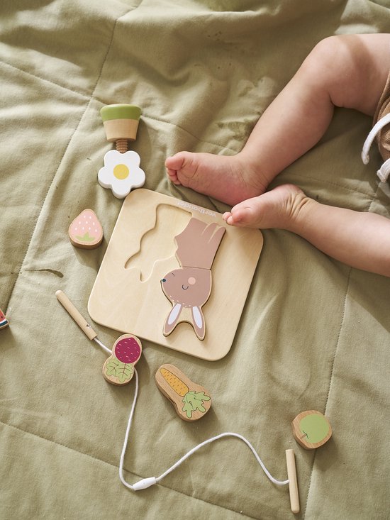 Vertbaudet Coffret 3 jeux d'éveil en bois FSC®