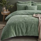 Lanqinglv Pluche beddengoed, 200 x 220 cm, olijfgroen, warm, winter, wollig, flanel, kunstbont, winterbeddengoed, behaaglijk, voelt aan als kasjmier, dik Sherpa dekbedovertrek met ritssluiting en 2 Lanqinglv Pluche beddengoed, 200 x 220 cm, olijfgroen, warm, winter, wollig, flanel, kunstbont, winterbeddengoed, behaaglijk, voelt aan als kasjmier, dik Sherpa dekbedovertrek met ritssluiting en 2