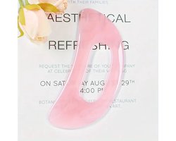 Roze Gua Sha Schraper - Massagegereedschap voor Spieren, Nek & Rug