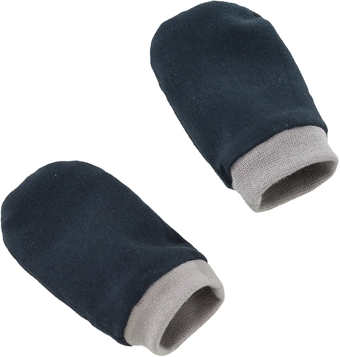 Cottonbaby krabwantjes - uni marine - rekbare tricot - newborn
