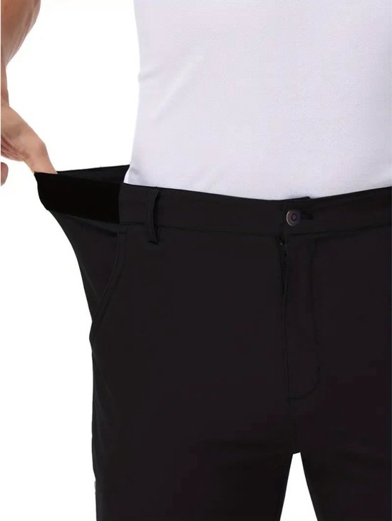 Nivard Golfbroek Heren - Golfkleding - Golfen - Golf Accessoires - Nette Pantalon - Zwart XXXL - Maat 56 van Nivard — afbeelding 2