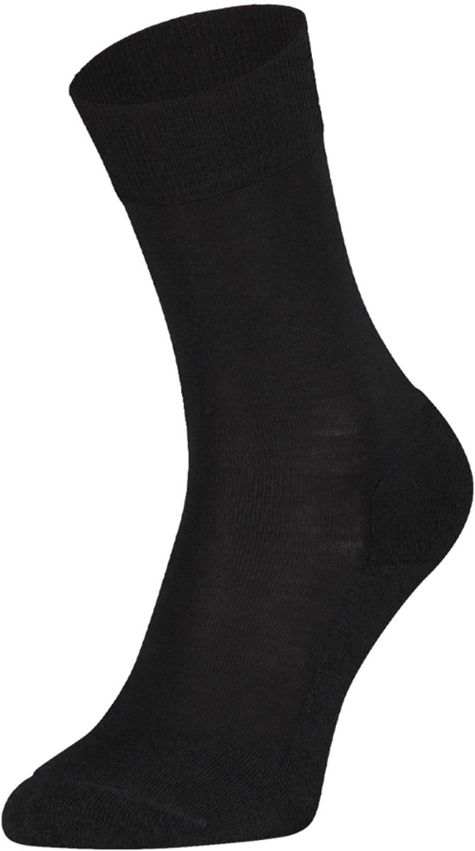 Soga - 2-Pack - Dunne Wollen Sokken - Jaarrond Draagbaar - Heren / Dames - zwart - 35-38 - S13