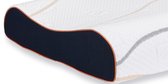 Bol.com Wave Pillow | Traagschuim hoofdkussen | 13 cm hoog | Firm kussen | Extra ondersteuning nek | Ergonomisch | Geschikt voor... aanbieding