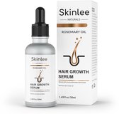 Skinlee Haargroei Serum - Sterke Haarolie - Bevordert Haargroei - Tegen Haaruitval - 50ml - Met Rozemarijn Olie - Haargroei Olie Voor Mannen en Vrouwen - Baardgroei Olie - Haargroei Stimuleren - Hair Growth Oil - Natuurlijk Haargroei Olie