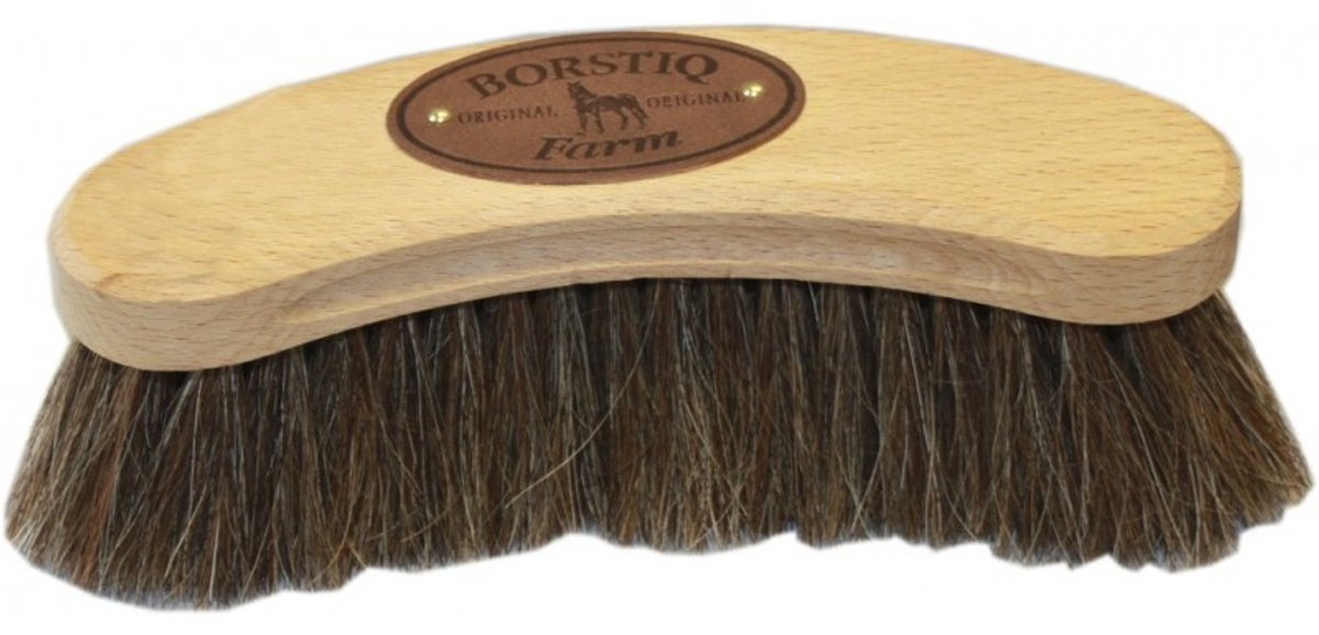 Borstiq - Banaan-Handborstel - Zachte Borstel - Paardenborstel - Paardenhaar