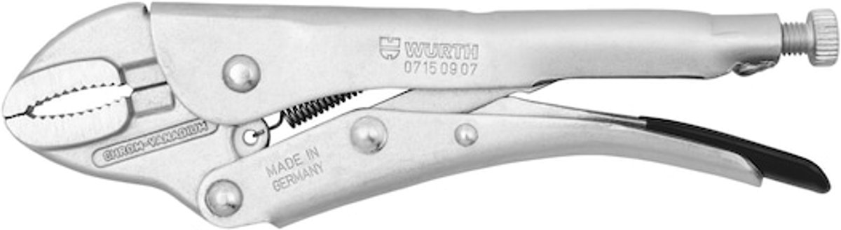 Wurth - Griptang met halfronde bek - Griptang met halfronde bek x 1 st