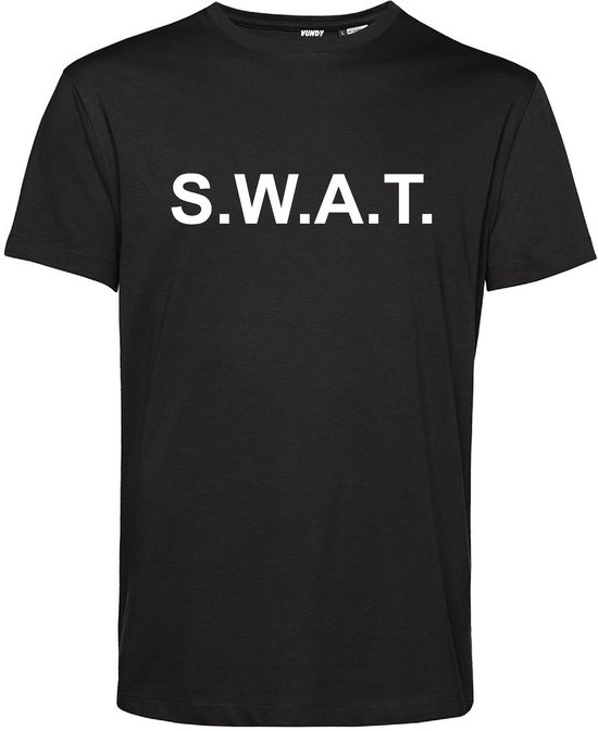 T-shirt SWAT | Déguisements | Mauvaise fête | Noir | taille XS