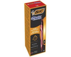 Boligrafo de tinta líquida Bic Gel-ocity Quick Dry Rood 0,3 mm (12 Stuks)