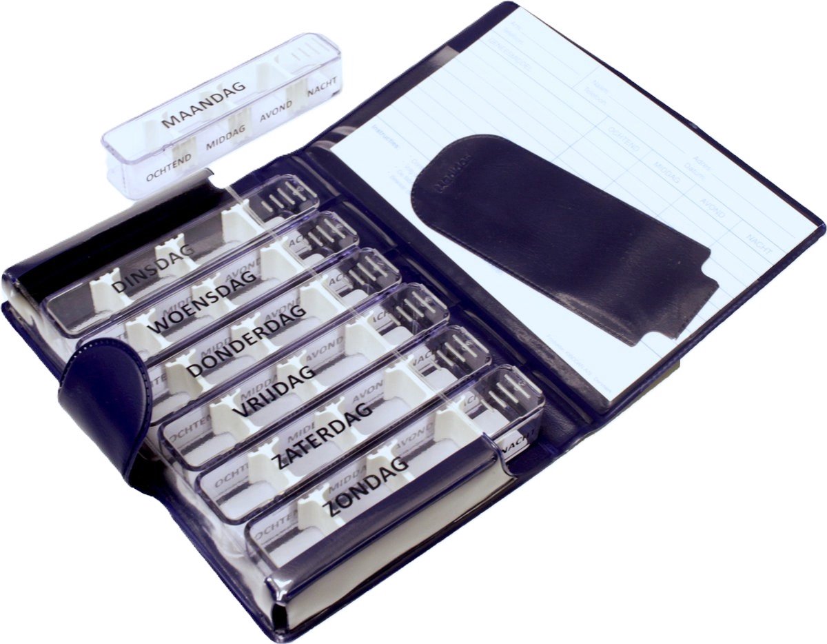 Goedkoopste Pillendoos weekagenda Medidos - Medicijndoosje - 7 dagen - week cassette - medicijnbox dagaanduiding