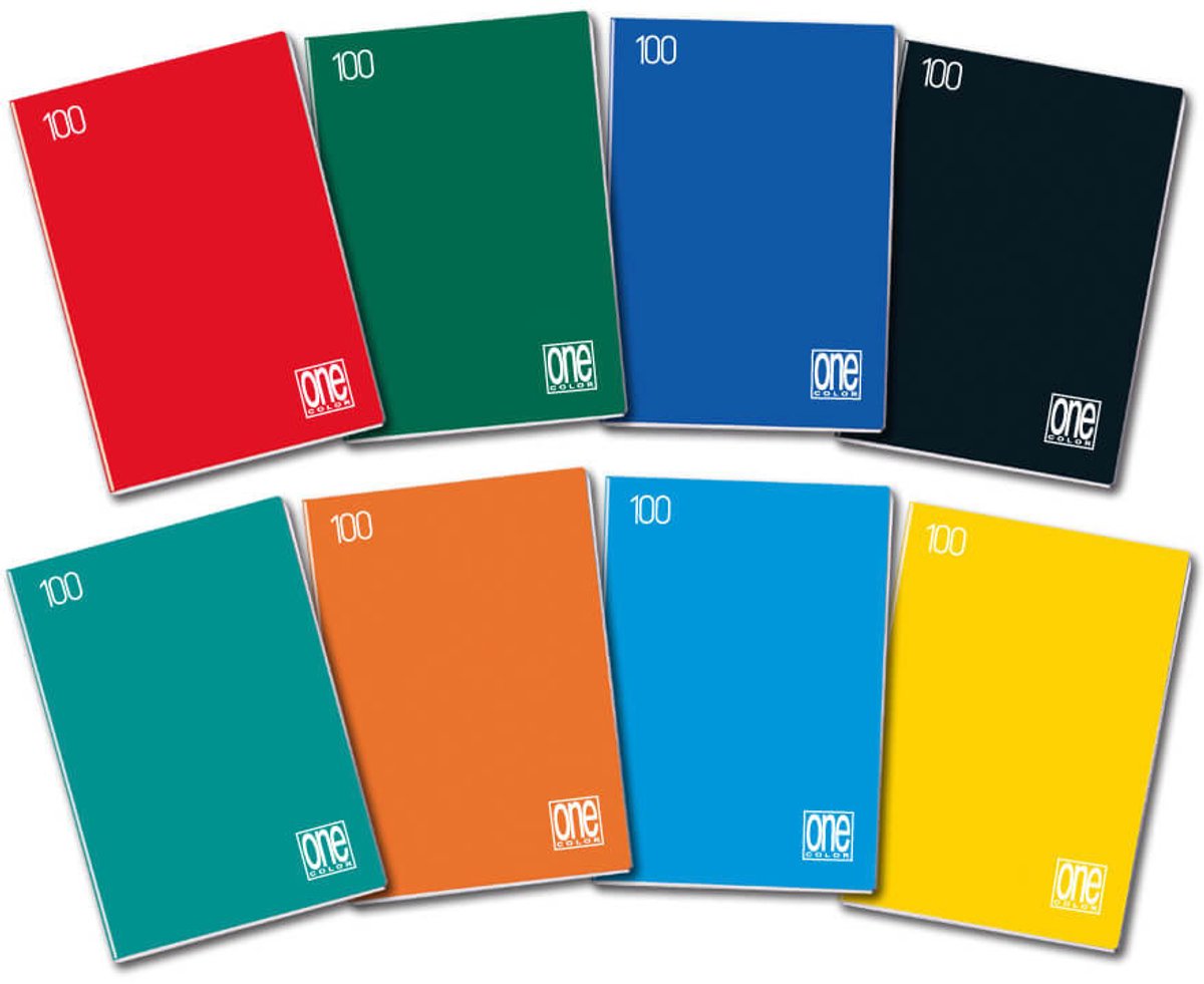 Blasetti One Color schrijfblok & schrift A4 18 vel Meerkleurig