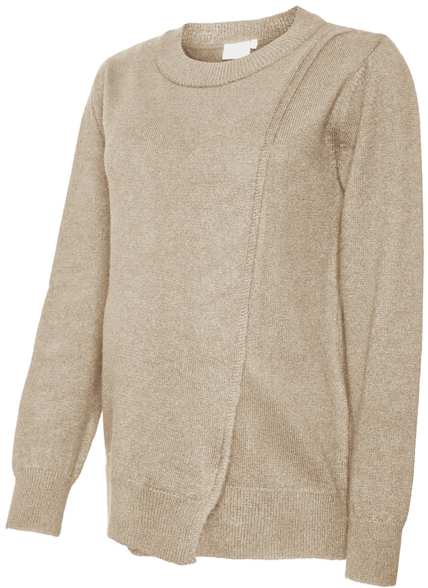 MAMALICIOUS - MLNEWANNE IRIS L/S KNIT TOP 2F - Dames - Gebreide truien