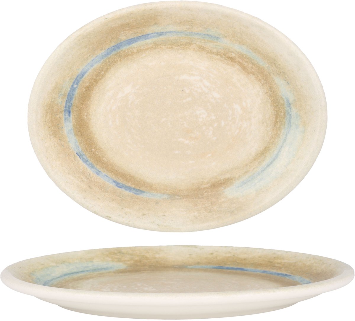 Bonna Serveerschaal - Tranquil - Porselein - 20x16 cm - set van 2