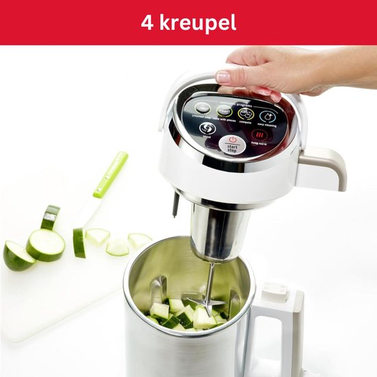 ApexArte® Soepmaker - Blender - Sojamelk Maker - Wit en Grijs van Merkloos — afbeelding 2