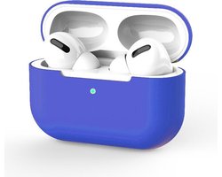 New Age Devi - Hoesje geschikt voor Apple AirPods Pro Hoesje in het Blauw - Uniek en Praktisch