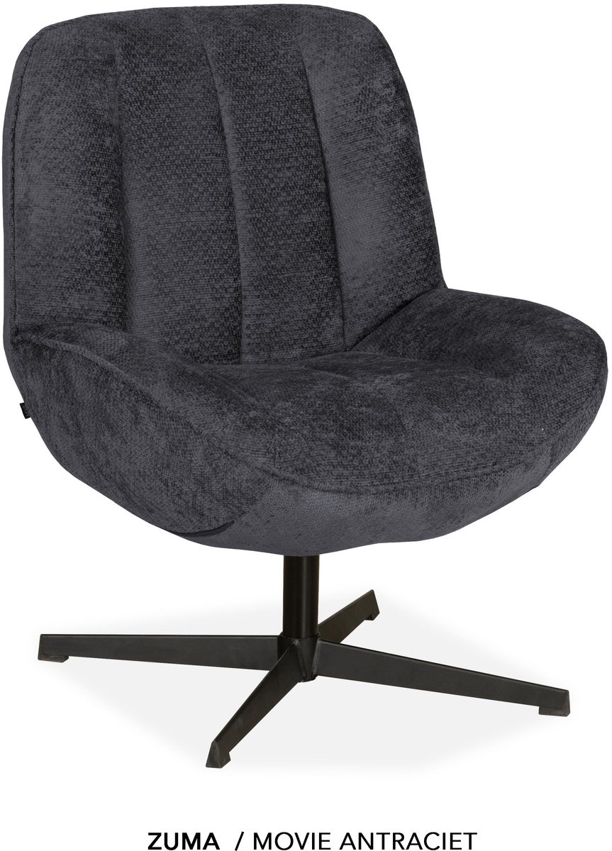 MX-Sofa - Fauteuil Zuma / Kleur: Antraciet