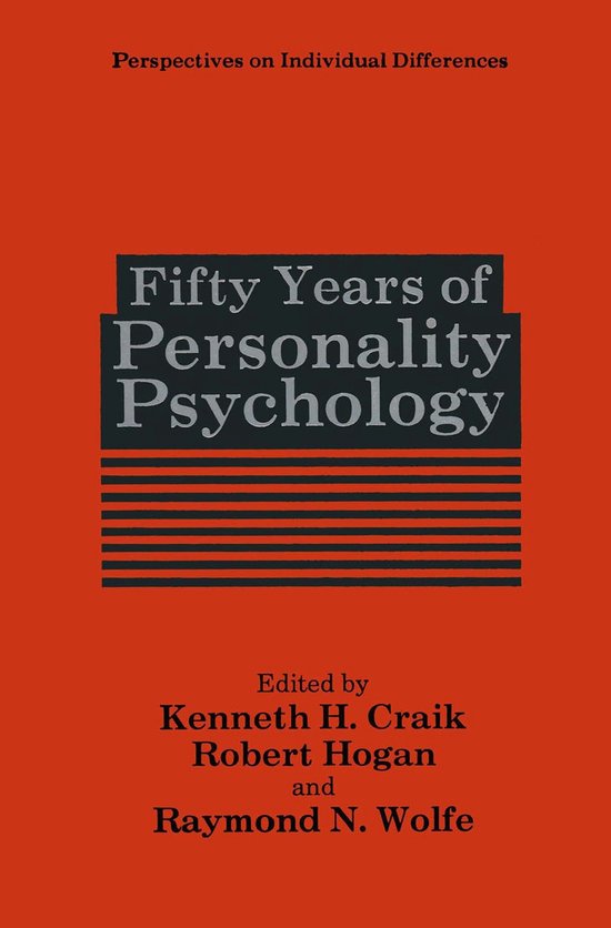 Fifty Years of Personality Psychology - cover