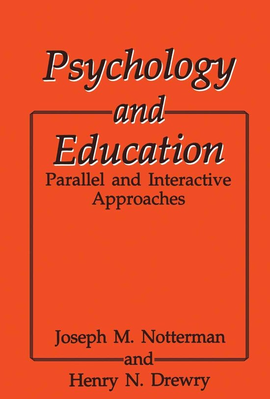 Psychology and Education - cover